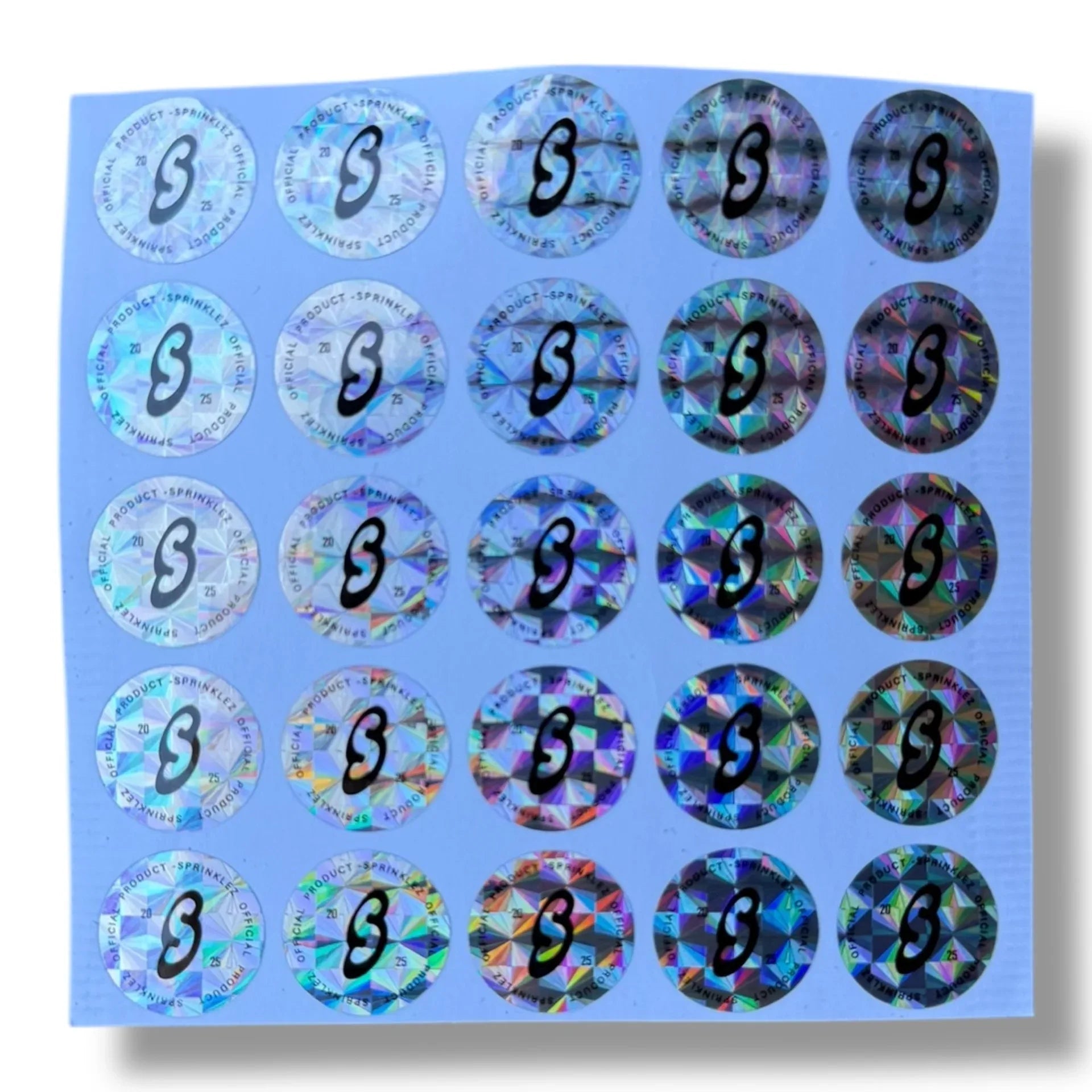 Sprinklez Dazzle Bomb Crumble 3.5G Mylar Bags -With stickers and label - Black Unicorn Hub