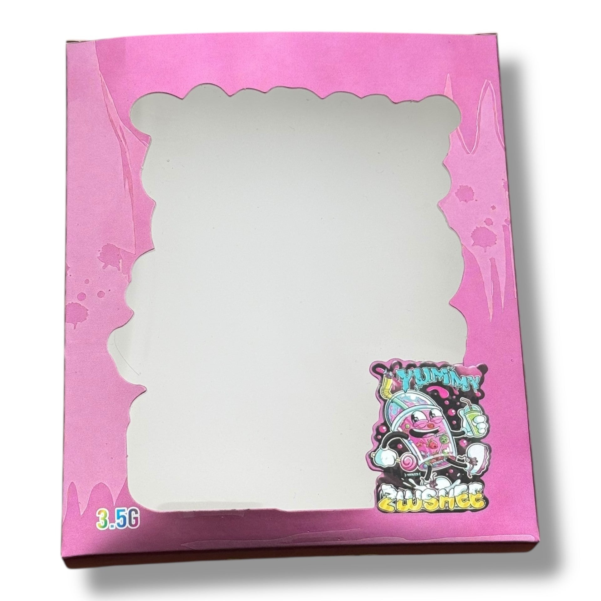 Yummy Zlushee 3.5g Mylar Bags & Boxes with Window