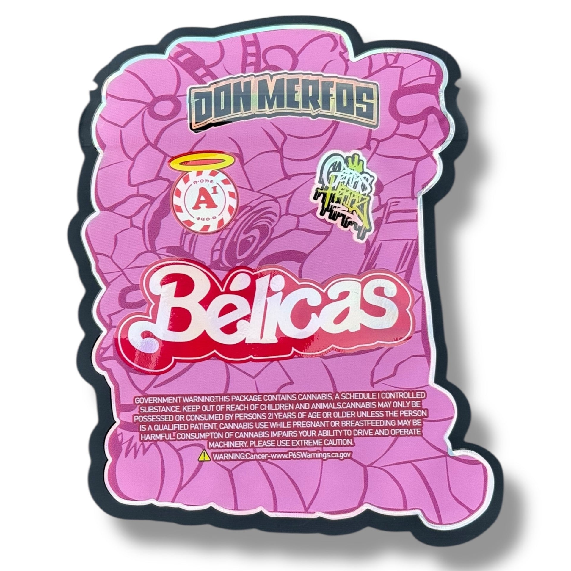 Don Merfos Belicas Mylar Bag 3.5g shape bags