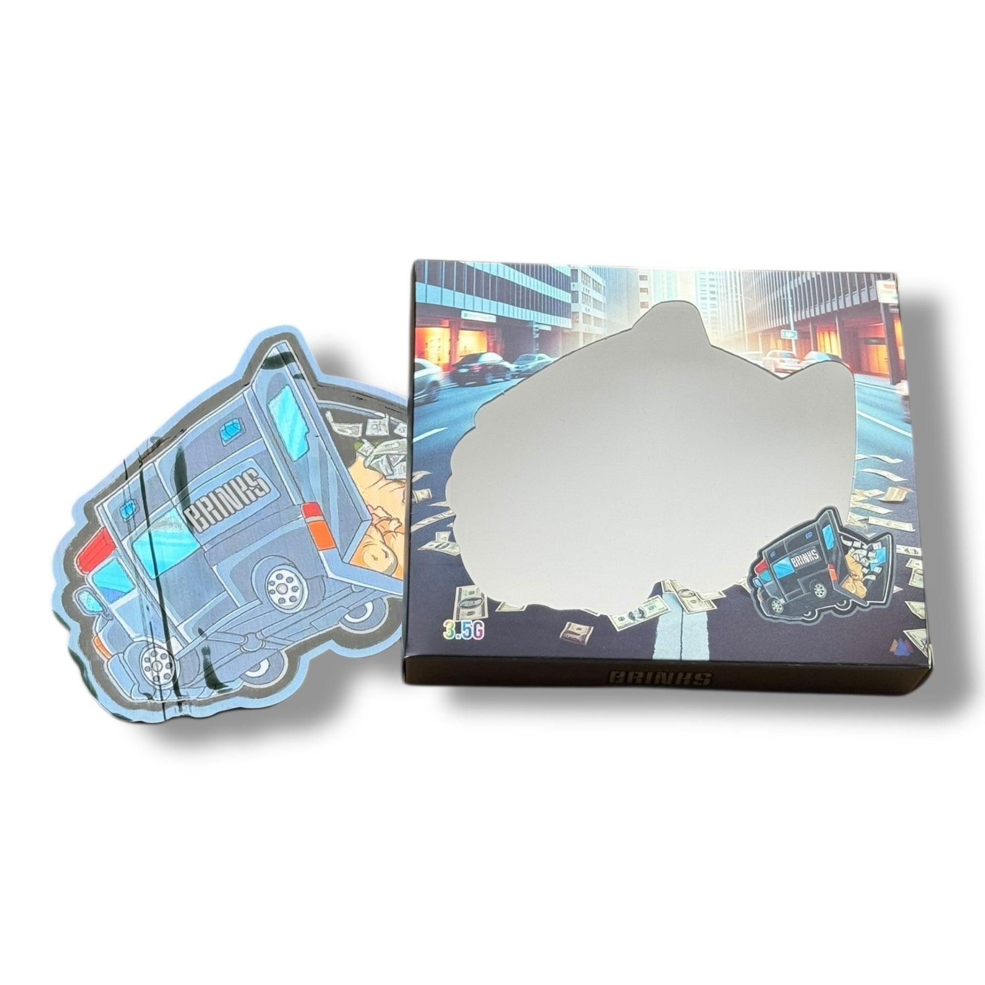 Brinks 3.5g Mylar Bags & Boxes with Window