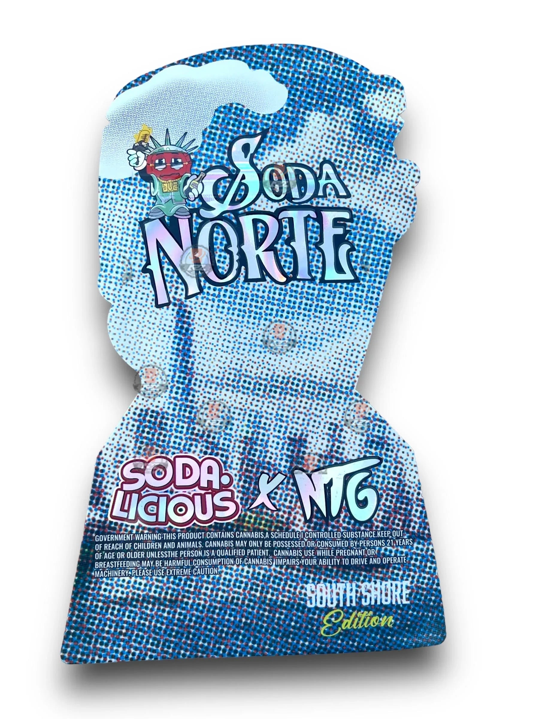Soda Licious Soda Norte 3.5G Mylar Bags South Shore Edition - Black Unicorn Hub
